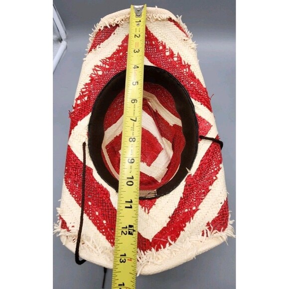 Corona Western Straw Hat Charlie Hats Made in Mexico Size Medium Cowboy - Picture 14 of 16